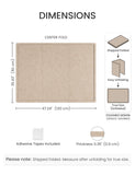 Fluxynara Felt Bulletin Board, 47.2" x 35.4", Khaki