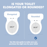 Jool Baby Quick Flip Toilet Seat with Built-in Potty & Splash Guard for Toddler Training, Slow Close (Round)