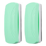 Ddaowanx Whiteboard Eraser, Magnetic Dry Erase Eraser, Glass Board Eraser,School and Office Supplies, Pack of 2 (Light Green)