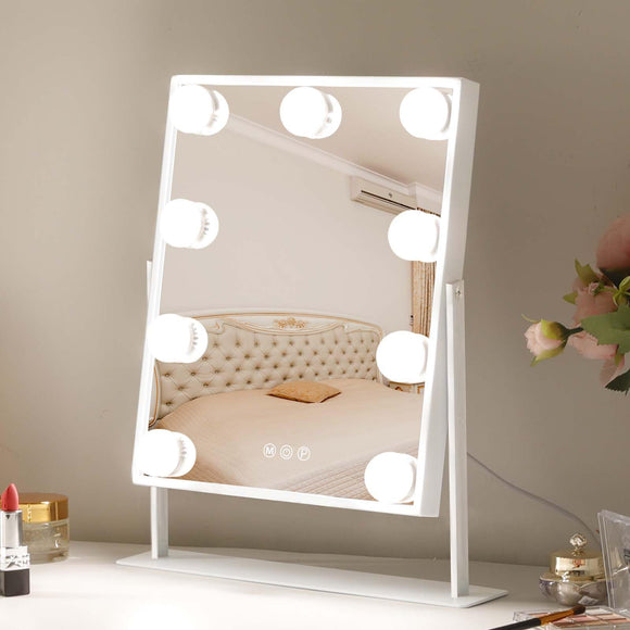 Hollywood Lighted Makeup Mirror Leishe