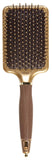 Olivia Garden Ceramic + Ion NanoThermic Styler Hair Brush - Daily Styling for All Hair Types - With Retractable Sectioning Pick, NT-PDL (Paddle)