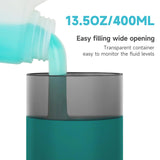 AIKE Automatic Wall Mount Liquid Soap Dispenser for Home and Commercial Bathroom 13.5oz IPX7 Waterproof,Polished Stainless Steel