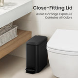 Stainless Steel Garbage Can with Removable Inner Bucket