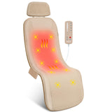 Heycool Massage Mat Full Body, Back Massager with Heat and Vibration for Chair, Massage Chair Pad, 10 Vibration Motors & 2 Heating Levels, Foldable, Gifts