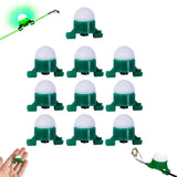 LED Night Fishing Strike Alert Glow Stick Bite Alarm,Fluorescent Dark Glow Sticks Float Accessories Corks,Nightfishing Luminous Rod Fishing Gear,Floats Terminal Tackle Accessories (10pc)