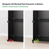 HOMIDEC Closet Organizers and Storage, 9 Cube Storage Organizer, Portable Closet Organizer Cubes Shelves for Clothes, Bedroom, Kids Room, Bathroom, Wardrobe, Garment Racks, Black