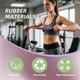 WHATAFIT Resistance Bands,Pull Up Assist Bands Set with Handles, Exercise & Workout Bands with Door Anchor for Men & Women – Home Fitness Equipment for Strength Training, Stretching