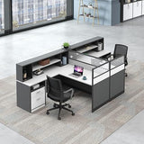 STLWR Cubicle Desks with Privacy Screens