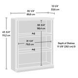 Sauder Miscellaneous Storage 3-Shelf Bookcase/ Book shelf