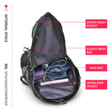 Bseash 50L Hiking Backpack, Water Resistant Lightweight Outdoor Sport Daypack Travel Bag for Camping Climbing Skiing Cycling (Army Green - With Shoe Compartment)