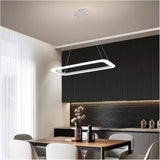 Rectangle Chandeliers Lights Compatible with Living Room Dining Room