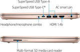 HP Essential Laptop, 14" HD Display, Intel 4-Cores Processor, 4GB RAM, 64GB eMMC, Webcam, HDMI, Wi-Fi, 1 Year Office 365, Windows 11 Home, Rose Gold