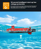 Lllunimon RC Boat Remote Control Seawolf Submarine Diving Racing Ship in Pools Lake Ponds, Best Gift for Adults & Kids