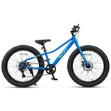 Glerc Mars 24 Inch Fat Tire Kids Mountain Bike for Boys 9-15 Years Old