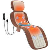 comrelax Full Body Massage Mat with 3 Heating Zones, Head & Neck Support Pillow, Soft Foldable Relaxation Pad with Gentle Vibration for Bed, Floor or Couch, Home Use