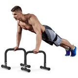 RELIFE REBUILD YOUR LIFE Push Up Bar,14in High Steel Parallettes Bars,Dip Station Strength Training At Home Gym Workout.Calisthenics Parallel for L-Sit,Handstands,Full Planche,Dips,Gymnastics. RELIFE REBUILD YOUR LIFE