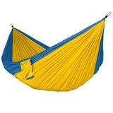 3UOOWWFA Single Double Outdoor Hammock Swing 125.9x78.7 Inch Nylon Parachute Cloth Portable Hammock Leisure Travel Camping Hammock Swing Swing Seat (Color : D) (D)