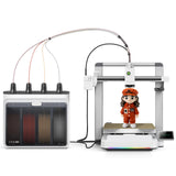 Multi-Color 3D Printer with AI Camera, Auto Leveling, Auto Filament Feeding, Direct Drive Extruder