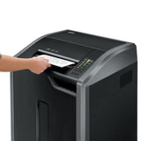 Powershred 425Ci 100% Jam Proof Commercial Grade 30-Sheet Cross-Cut Paper Shredder, TAA Compliant (38425), Black Fellowes