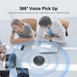 Conference Speaker with Microphone, Bluetooth/Wireless/USB omnidirectional Speakerphone Noise Cancelling Conference Tenveo