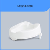 Medline Raised Toilet Seat with Secure Side Locks, 4" Elevation - 250 lbs. Capacity, for Seniors, Elderly, Independent Adults and Disabled Adults - 1 Ct.