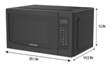 FRIGIDAIRE 1.1-Cu-Ft 1000-Watt Microwave, ONYX