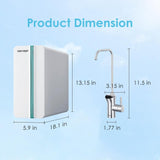 Vortopt DR5-1000G Under Sink Reverse Osmosis System