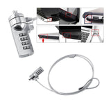 Laptop Theft Deterrent Laptop Combination Security Lock Cable Chain Theft Deterrent 4 Digit Password for Notebook PC Lock Cable