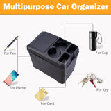 Car Trash Can Bin Waste Container Multi-Function Storage Box