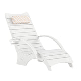 Homenjoy Pool Lounge Chairs Set of 2 with Armrest & Cupholder, 8-10 Shallow