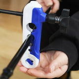 Tgpiao 1Pack Mini Fishing Line Winder Spooler Machine,Portable Adjustable Detachable Spinning Reel Spool Spooling Station System, Baitcaster Multifunctional Line Winder Tool (Black and red)