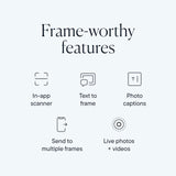 Aura HD Digital Picture Frame | Carver: The Best Frame for Gifting (Black Stone, 10")