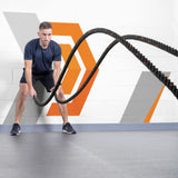 FORZA 30ft, 40ft and 50ft Battle Rope – 1.5ft & 2-inch-Thick, Premium Quality Weighted Gym Rope for Fitness, Strength Training, Crossfit and More (40ft, 1.5 inch)