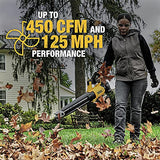 DEWALT 20V MAX* XR Leaf Blower, Cordless, Handheld, 125-MPH, 450-CFM (Tool Only-Battery & Charger not Included)