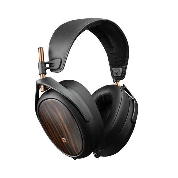 Over-Ear Closed-Back Planar Magnetic Headphones for Audiophiles | Macassar Ebony Wood Earcups | Detachable Magnetic Earpads MEZE AUDIO
