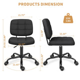 Home Office Desk Chair with Wheels, Modern Ergonomic Drafting Rolling Chair with 360° Swivel Wheels ERGOSEAT