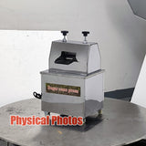 Commercial Sugarcane Press Sugar Cane Juicer Machine Sugarcane Juice Extractor 110V Electric Sugar Cane Fruit Press Juicer with 3 Solid Rollers 2 Knives for Commercial Home Use INTSUPERMAI