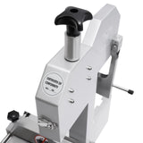 Pattosaey 650W Electric Meat Bandsaw Commercial Countertop Bone Saw Machine with Adjustable Blade, 0.78-4.33 Inch Cutting Thickness, Frozen Meat Cutter for Rib Beef Pork