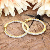 Inside Out Hoop Earrings for Women