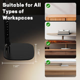 LitONES LED Desk Lamp for Home Office, Eye-Caring Diffused Desk Light, 3 Color Temperature 10 Brightness Computer Light, Dimmable Desk Light with Memory & Timer Func, Metal Swing Arm Table Lamp