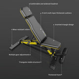DONIUZ Heavy Duty Bench Adjustable Workout Bench Press Set for Home Gym Strength Training, Multi-Functional Roman Chair with Headrest, Max Load 1200 (DZ-025)