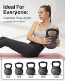 YOTTOY Soft Kettlebells, 10 lb kettlebell with Anti-Slip Base & Impact-Resistant Design - Perfect for Strength Training Kettlebells Weightlifting, Personal Training