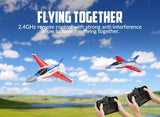 volantexrc RC Plane F-16 Fighting Falcon - 2.4Ghz 2CH Remote Control Airplane Jet Fighter Ready to Fly with Cool Lights, for Beginners,Adults (762-4)