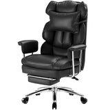 Home Office Desk Executive Chair - Ergonomic Big Tall High Back with Footrest & Lumbar Support