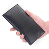 HBJWOV Men Genuine Leather Wallet Blocking Credit Card Holder
