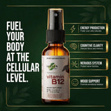 Inerth Naturals Liposomal B12 Spray -1000 mcg - 60 Day Supply