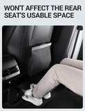 Kexudar Car Trash Can for JAC Frison T8 2019-2026, Magnetic Auto Waste Bin & Backseat Garbage Holder, Slim Leather Litter Bag, Vehicle Organizer
