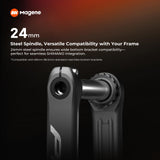 Magene PES P505/P515 Power Meter Crankset - ±1% Accuracy, 625g Lightweight, 380H Battery, 110BCD, ANT+/Bluetooth, IPX7 Waterproof for Cycling