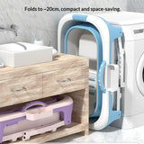 Foldable Bathtub for Adults, 20 Gallon Portable Bathtub, Collapsible Soaking Tub with High-Density PVC & Insulation Cover, Spa for Small Bathrooms, Apartments, Outdoor Use (Drain Hose Included)
