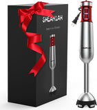 Powerful Immersion Blender handheld, 2025 New Update Hand Blender, Scratch-Resistant Corded Hand Mixer with Heavy-Duty Copper